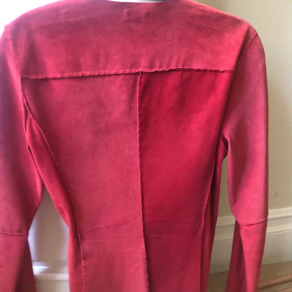 Suede Overlay Jacket - Picture 2 of 4